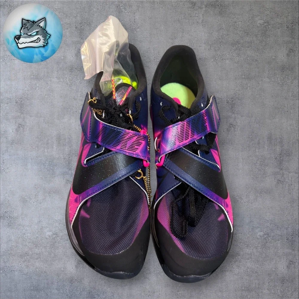 Nike Air Zoom Long Jump Elite Glam Pink Blast Blue Void Mens SIze 6 IM9128-600